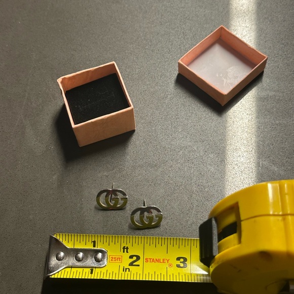 Silver Stud Earrings - Picture 2 of 7